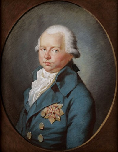 Portret van Friedrich von Baden door Jakob Becker